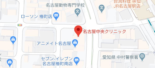 名古屋中央クリニック地図