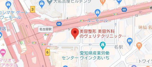 ヴェリテクリニック 名古屋院地図