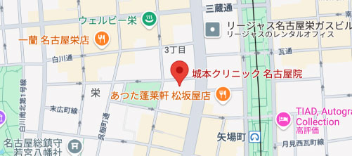 城本クリニック 名古屋院地図