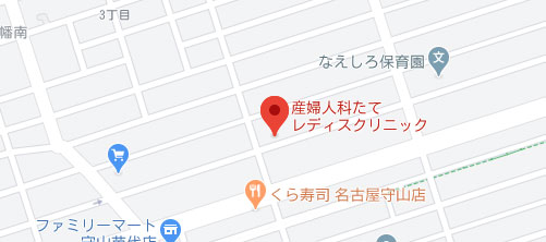 たてレディスクリニック地図