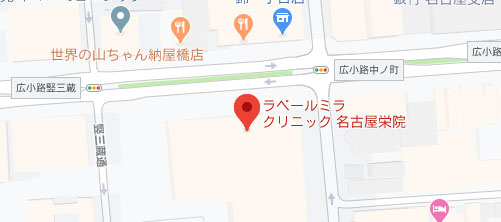 ラベールミラクリニック地図