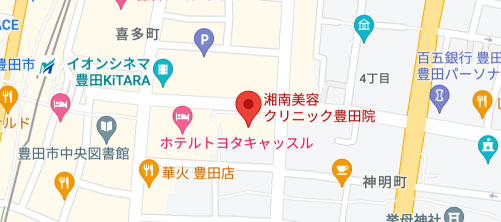 湘南美容クリニック 豊田院地図