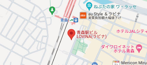 湘南美容クリニック青森院地図
