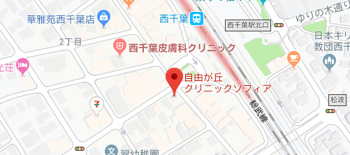 自由が丘クリニックソフィア地図