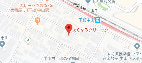 あらなみクリニック 千葉院地図