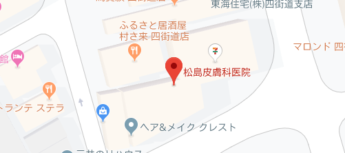松島皮膚科医院地図