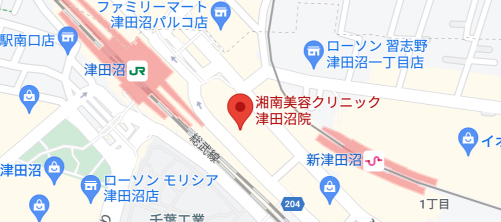 湘南美容クリニック 津田沼院地図