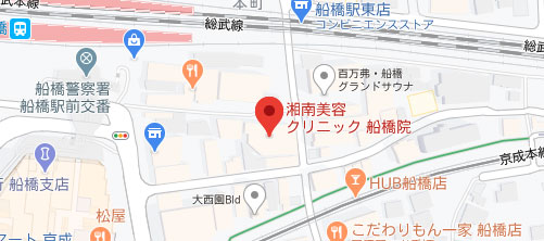 湘南美容クリニック 船橋院地図