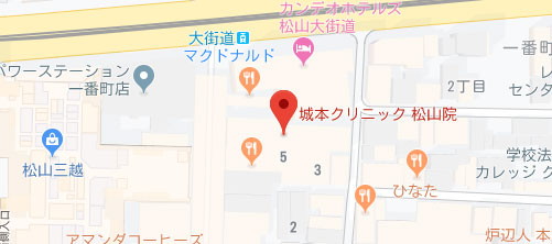 城本クリニック 松山院地図