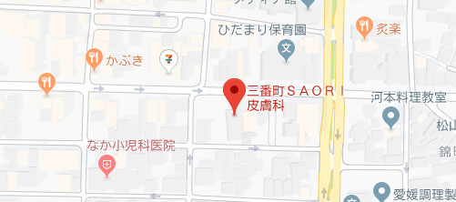 三番町SAORI皮膚科地図