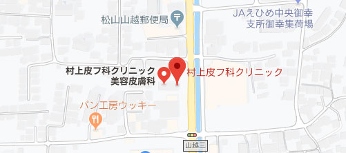 村上皮フ科クリニック地図