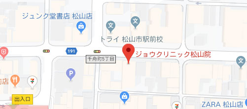 ジョウクリニック 松山院地図