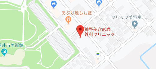 神野美容形成外科クリニック地図