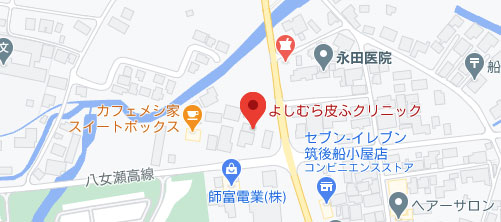 よしむら皮ふクリニック地図