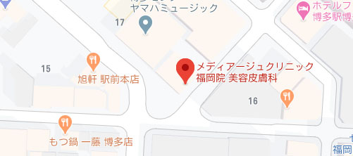 メディアージュクリニック 福岡院地図