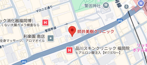 師井美樹クリニック地図
