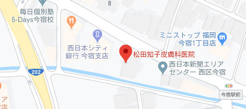松田知子皮膚科医院地図