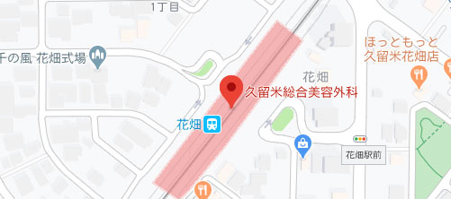 久留米総合美容外科地図