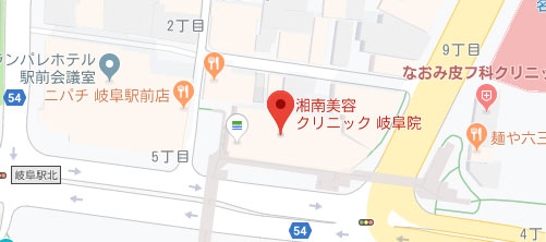 湘南美容クリニック 岐阜院地図