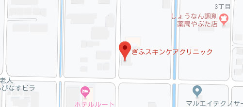 ぎふスキンケアクリニック地図