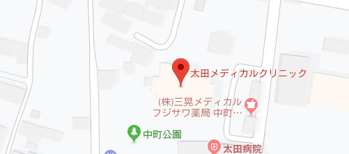 太田メディカルクリニック地図