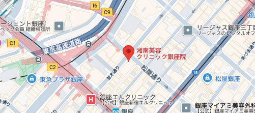 湘南美容クリニック 銀座院地図