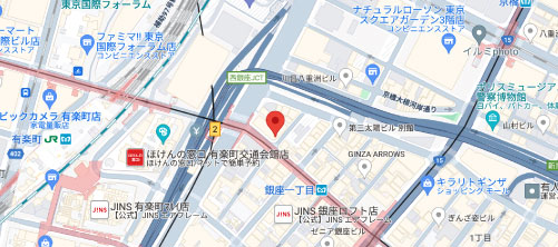 湘南美容クリニック 銀座一丁目院地図