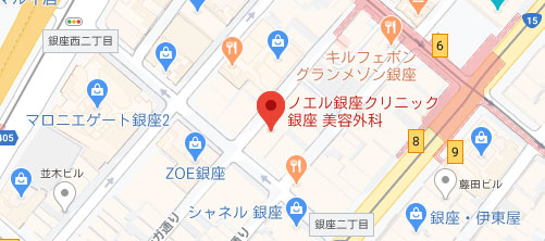 ノエル銀座クリニック地図