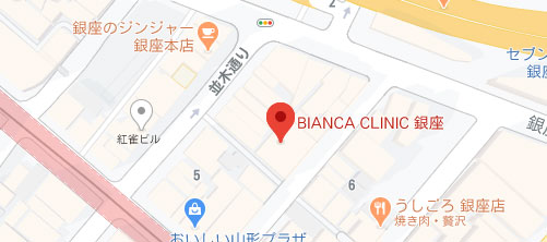 BIANCA CLINIC 銀座地図