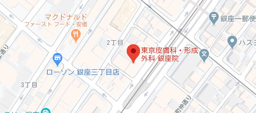 東京皮膚科・形成外科 銀座院地図