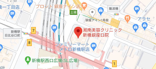 湘南美容クリニック 新橋銀座口院地図