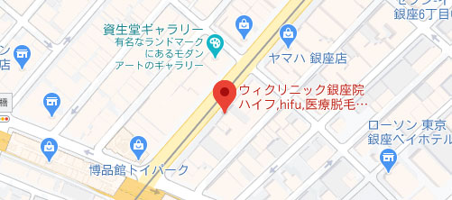 ウィクリニック 銀座院地図