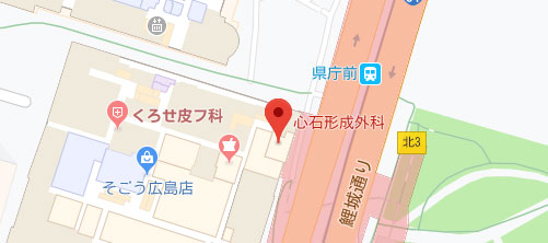 心石形成外科地図
