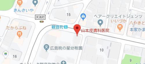 山本皮膚科医院地図