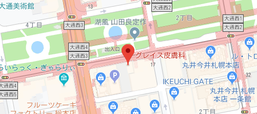 グレイス皮膚科クリニック地図