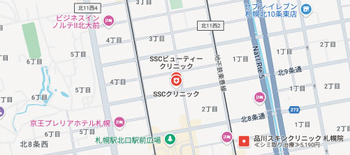 SSCクリニック地図