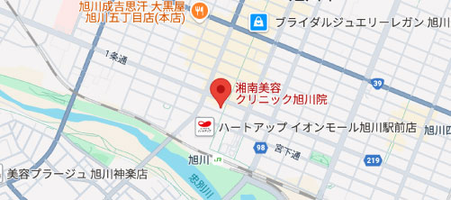 湘南美容クリニック 旭川院地図