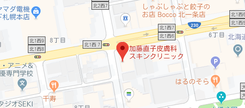 加藤直子皮膚科スキンクリニック地図