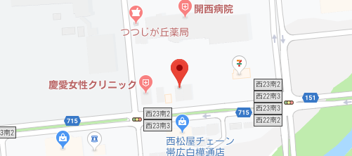 グリーン皮膚科クリニック地図