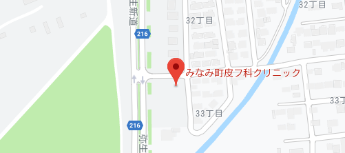 みなみ町皮フ科クリニック地図