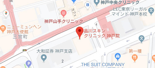 品川スキンクリニック 神戸院地図