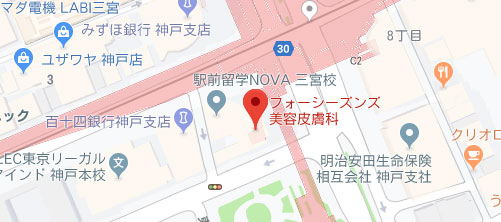 フォーシーズンズ美容皮膚科地図