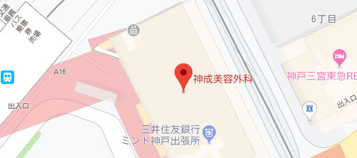 神成美容外科地図