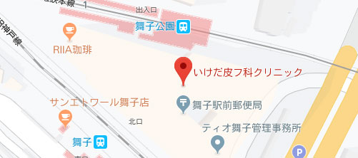 いけだ皮フ科クリニック地図