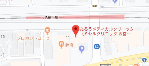たろうメディカルクリニック地図