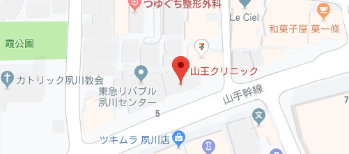 山王クリニック地図