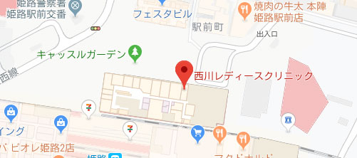 西川レディースクリニック地図