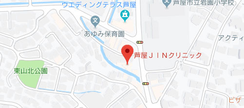 芦屋JINクリニック地図