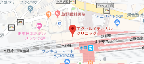 エクセルメディカルクリニック地図