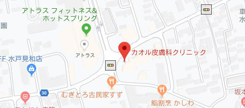 カオル皮膚科クリニック地図